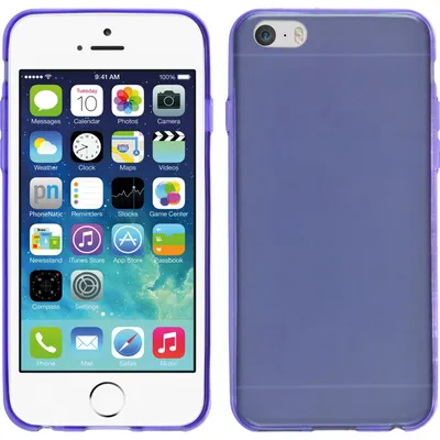 Produktbild von PhoneNatic Case kompatibel mit Apple iPhone 6s / 6 - lila Silikon Hülle Slimcase + 2 Schutzfolien
