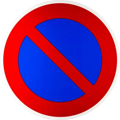 Produktbild von ORIGINAL Verkehrszeichen 286 * Eingeschränktes Halteverbot * 600 mmØ nach StVO und RAL-Gütebedingungen Verkehrsschild Schild Strassenschild Schilder Verbotsschild Straßenzeichen Hinweisschild blau rot