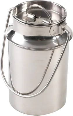 Melkkan aus Edelstahl, 2,5 l, Ø 15 cm, Höhe 23 cm