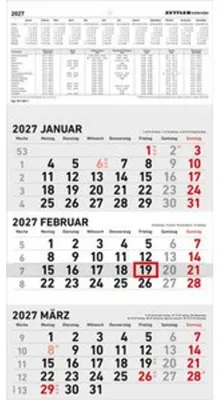 Produktbild von 3-Monatskalender klein 2027
