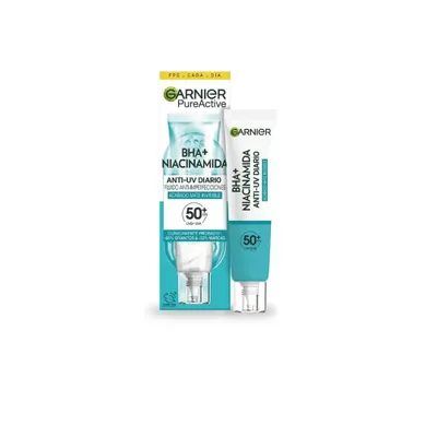 Image de Garnier Pure Active BHA + Niacinamide Fluide Anti-Blemish SPF50 40ML