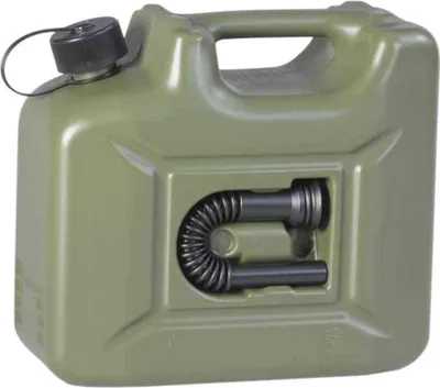 Immagine prodotto di Tanica carburante Hünersdorff 10 l Profi verde oliva L350xP165xH310 mm
