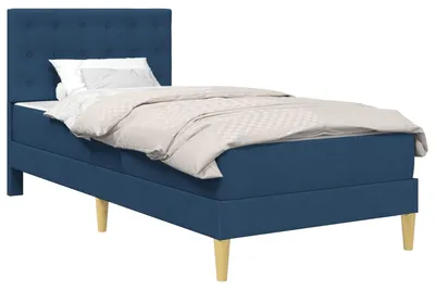 Immagine prodotto di Struttura letto con materasso Blu 90 x 200 cm Tessuto