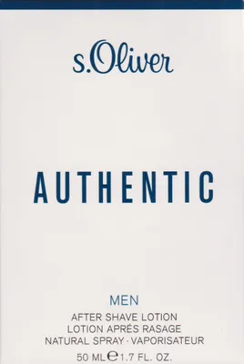 Produktbild von s.Oliver AUTHENIC Men After Shave Lotion Natural Spray 50 ml