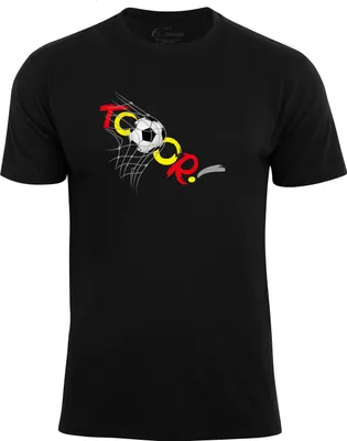 Produktbild von Cotton Prime® T-Shirt Fußball Goal XL schwarz
