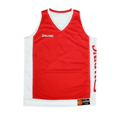 Image de Débardeur réversible Spalding homme rouge blanc taille M