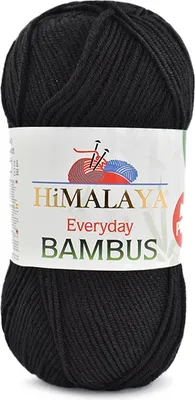 Obrázek produktu pro Himalaya Everyday Bambusová vlna, černá, 100 g/260 m, antipillingová a hypoalergenní