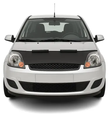 Produktbild von Haubenbra Steinschlagschutz Bonnet Bra für Ford Fiesta Schwarz Halb
