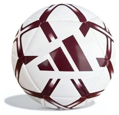 Produktbild von Adidas Fußball Starlancer Club weiß/rot Trainingsball langlebig
