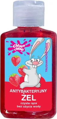 Image de CHLAPU CHLAP Gel antibactérien pour les mains - Parfum fraise 60 ml