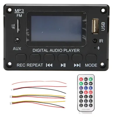 Immagine prodotto di Scheda di decodifica Bluetooth, schermo LCD, decoder MP3 multifunzionale per auto