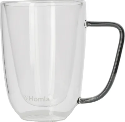 Produktbild von Teebecher Teeglas Kaffeebecher Kaffeeglas Cembra Doppelwändiges Glas - 2er Set Becher Tasse  Höhe 11 cm Hoch 0,25 l HOMLA