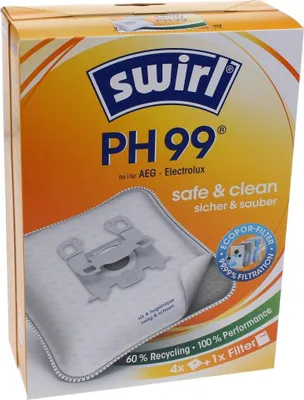 Produktbild von SWIRL Micropor Plus Grüne Staubsaugerbeutel Ph 99/4 6771941
