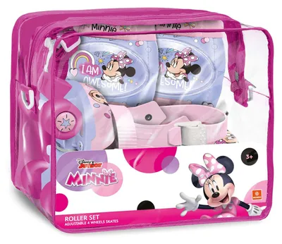 Immagine prodotto di Disney Minnie Pattini a rotelle con set di protezione