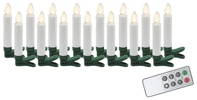 Produktbild von Mömax Christbaumkerze Christina Weiß, 16-teilig