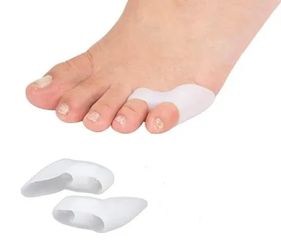 Produktbild von 1 Paar Zehenspreizer Reibungsschutz kleiner Zeh Zehentrenner Hallux Valgus
