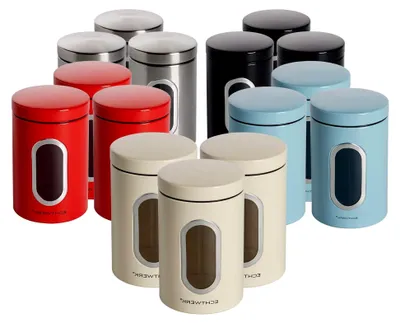 Produktbild von Vorratsdose 3er Set, Farbe:Lightblue