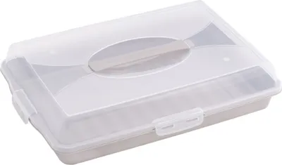 Zdjęcie produktu dla Pojemnik na ciasto 44x30x10 cm Pojemnik do transportu ciasta Pojemnik na ciasto Pojemnik na żywność Puszka do przechowywania