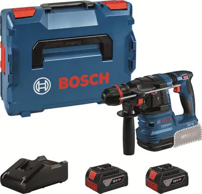 Obrázek produktu pro Bosch GBH 18V-22 X Professional, SDS Plus, Černá, Modrá, Oranžová, 2,2 cm, 1050 ot/min, 2 J, 4675 bpm