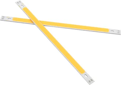 Obrázek produktu pro 2 x 10 W COB LED pásky, 12-14 V, 1000 lm, pro kutily, 200 x 10 mm, teplá bílá