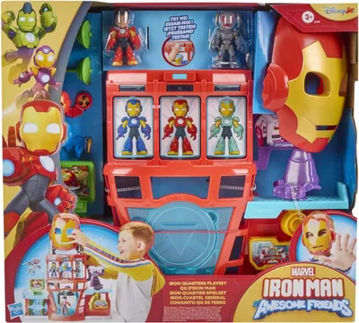 Immagine prodotto di Iron Man e i suoi fantastici amici - Playset - Quartieri di ferro
