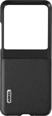 Image de Housse de protection en cuir pour Motorola Razr 40 Ultra Abeel Noir