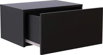 Image de VDD – Table de chevet –  Table de chevet moderne - Table de chevet suspendue - Noir