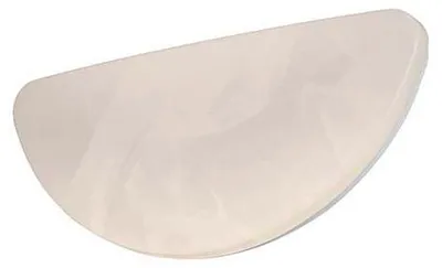 Produktbild von LED Wandleuchte, Metall, alabasterfarbig, weiß, B 25,5 cm