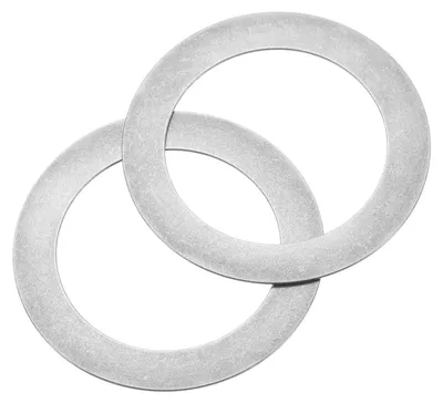 Produktbild von 20 runde Dichtungsringe M30 x 42 x 0,1 mm, Edelstahl-Dichtungsringe, silberfarbene Ringe, flache Dichtungsringe für Schrauben, Muttern und Gewindestangen.