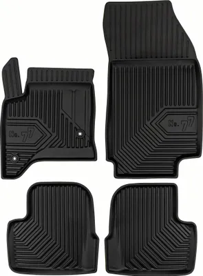 Image de Tapis de Sol de Voiture pour Jeep Avenger 2023-2025 TPE Antidérapant Noir 4Pcs