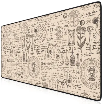 Produktbild von Titanwolf Gaming Mauspad XXL, 900 x 400 x 3 mm, Schreibtischunterlage, abwaschbar, rutschfeste Rückseite, Geschwindigkeit & Präzision, Alchemy