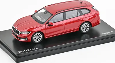 Produktbild von Skoda Superb IV Combi (2023) Rot Karmin Metallic - ABREX 1:43