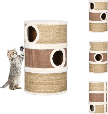 Produktbild von vidaXL Katzen-Kratztonne 60 cm Seegras -  Kratzbäume