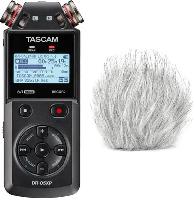 Zdjęcie produktu dla Rejestrator audio Tascam DR-05XP z szybą przednią