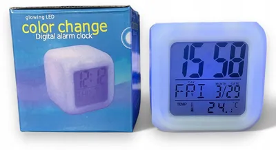Obrázek produktu pro Budík kostka podsvícený digitální LED