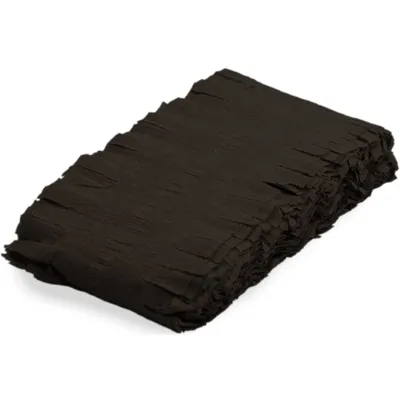 Produktbild von Girlande aus Krepppapier Schwarz - 6 Meter