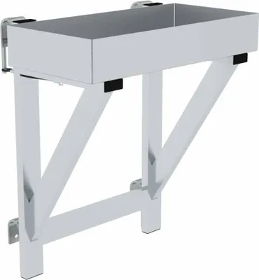 Produktbild von MUNK Ablageschale für Geländer 100x300x600mm ab 800mm Geländerbreite