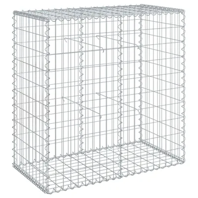 Produktbild von vidaXL Gabione mit Deckel 100x50x100 cm Verzinktes Eisen