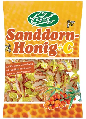 Produktbild von Edel Sanddorn-Honig + Vitamin C 90g