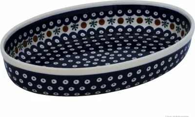Produktbild von Original Bunzlauer Keramik Auflaufform oval 31x22x5,5cm Design 41