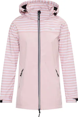 Immagine prodotto di Nordberg Maddy - Giacca estiva Softshell Outdoor Donna - Rosa a righe - Taglia M