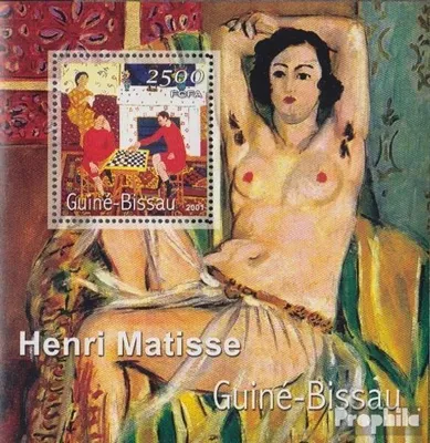 Produktbild von Briefmarken Guinea-Bissau 2001 Mi Block343 postfrisch Gemälde