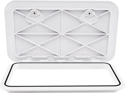 Produktbild von COSTWAY właz do łodzi 60,5x35,5cm, właz inspekcyjny z kątem otwarcia 180°, zawiasem i powierzchnią antypoślizgową, prostokątny właz pokładowy odporny na warunki atmosferyczne