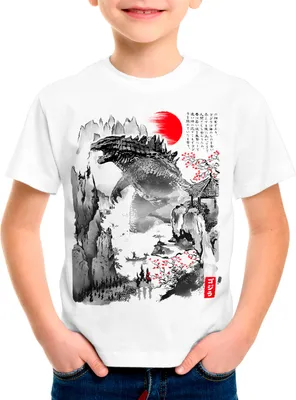 Produktbild von style3 Gojira Ink Kinder T-Shirt japan monster nipon tokio tokyo