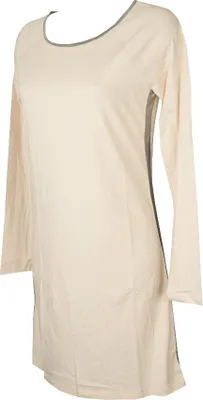 Produktbild von EMPORIO ARMANI sommerliches Baumwoll-Langarm-Nachthemd mit Rundhalsausschnitt Artikel 163566 5A256 NACHTKLEID, ITA S - CN 160 / 88, Cotone 50%,Modal 50%