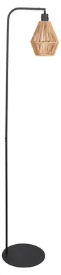 Produktbild von Steinhauer - stehlampe - Stang - schwarz - baumwolle metall - stehlampe - E27 - 4788ZW