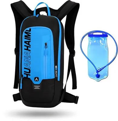 Productafbeelding van CarryQuest® - Hydratatie rugzak - 6 liter - Polyester - Rugventilatie - blauw
