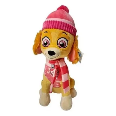 Produktbild von Skye 50 cm Plüschtier – Paw Patrol XL Kuscheltier sitzend – Offiziell lizenziert