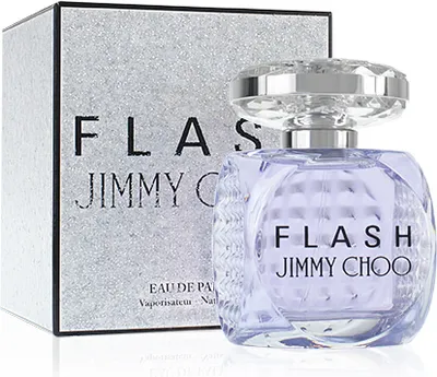 A perfume bottle and its box are displayed against a white background.