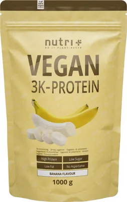 Image de Poudre protéinée 3K 1000g - Banane